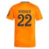 Real Madrid Rudiger 22 Udebane 2024-25 - Fodboldtrøjer (S/S) Real Madrid Rudiger 22 Udebane 2024-25 - Fodboldtrøjer (S/S)